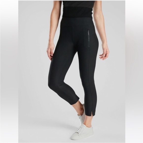 Athleta Stellar Crop Pants Black - Picture 1 of 13